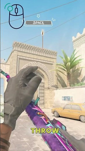 Dust 2 : The Perfect Long Flashbangs #cs2 #dust2