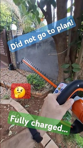 Stihl Hsa45 hedge trimmer vs this thin stick 🤔 #michaelstoolbench #stihl #hsa45