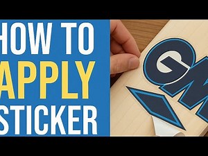 How to Apply Stickers on a Cricket Bat | Step-by-Step Guide| HR Sports