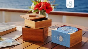 BSIRI Treasure Riddle Box Secret Box Brain Teaser Wooden Puzzle Boxes with Hidden Compartments Ideal Mystery Jewelry Box 3D Puzzle Lock Gift Card and Money Puzzle