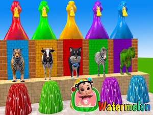 403K views · 3.8K reactions | Aprende los colores para niños con juegos de diapositivas largas con patos, gallinas, gatos, elefantes, gorilas, búfalos, hipopótamos y tigres | Canciones infantiles de Watermelon Videos infantiles | Dibujos animados infantiles | Educación para niños . . . . . canciones infantiles dibujos animados para niños aprender colores #kids #leararncolors #song #fyp #reels | Watermelon - Canciones infantiles | Facebook