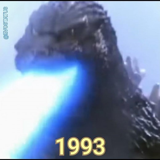 Evolution of Godzilla Atomic breath | #short #evolution #godzilla