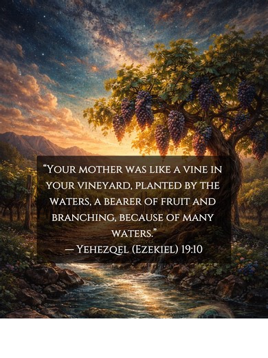 Yehezqel (Ezekiel) 19 is a lament for the rulers of Yisra’el. Through the imagery of lions and a once-strong vine, Yahuah reveals how leadership that was given power and influence turned toward violence, pride, and rebellion. What once had the potential to grow strong and fruitful became uprooted and brought low. This chapter reminds us that authority and strength mean nothing without obedience to Yahuah. When leaders turn away from righteousness, the consequences reach far beyond themselves and