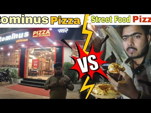 Street Food Pizza 🆚 Romino’s Pizza | Kaun Sa Better Hai? 😱🍕