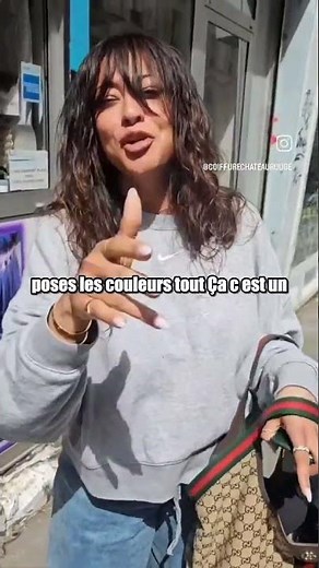 Tissage avec frange légère : résultat magnifique + tout dispo sur place