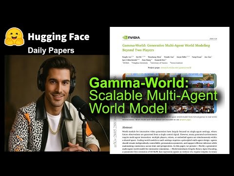Gamma-World: Scalable Multi-Agent World Model