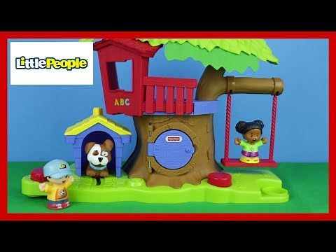 FISHER PRICE Little People Swing & Share Treehouse laugh learn kids playground toy fun