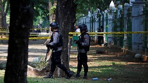 Suspected grenade blast near Indonesia's presidential palace hurts two