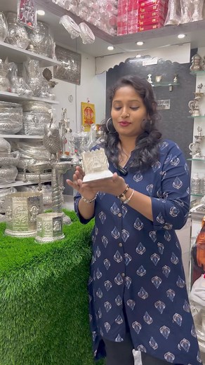 German Silver Tulsi Pot KINDLY CONTACT HERE SAMBHAV GIFTS...