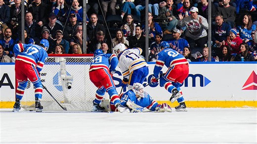 Zucker grinds it out down low for nice goal