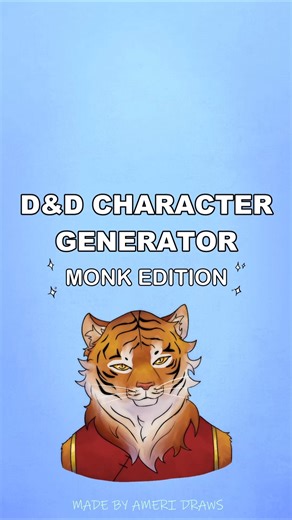 Make a Monk OC | Pause OC #art #dnd #dndcharacter #oc #characterdesign #characterideas