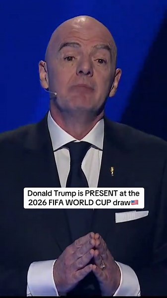 Donald Trump is PRESENT at the 2026 FIFA WORLD CUP draw🇺🇸 #donaldtrump #fyp #fifa
