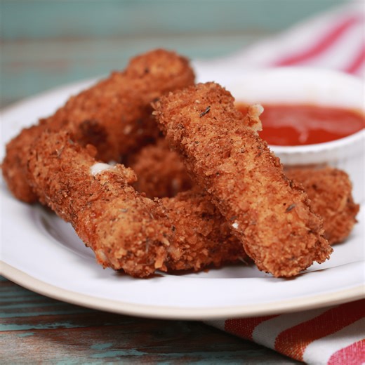 Deep Fried Mozzarella Sticks