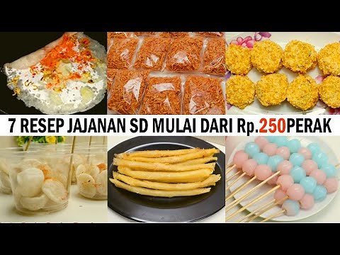 7 RECIPES OF VARIOUS Snack for SD CHILDREN - EASY TO SELL DIRECTLY!! SCHOOL Snacks