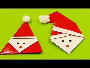 HOW TO MAKE SANTA CLAUS 🎅||DIY EASY PAPER SANTA CLAUS TUTORIAL