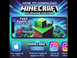 How To Download Minecraft On iPhone For FREE | Free Apple id | Premium Apple id | Minecraft