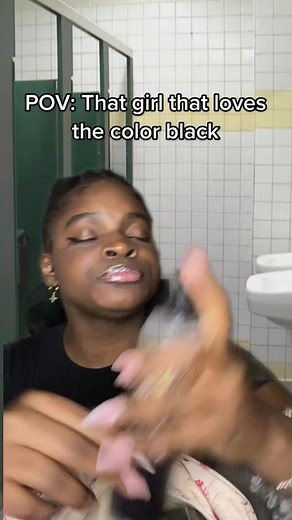 Girls Who Love Black Color ASMR POV