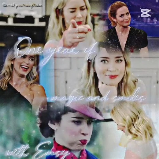 Today I’m celebrating one year of the fan page dedicated to the one and only, incomparable Emsy 💙🤍. 365 days of magic, smiles, and inspiration that you’ve given me just by being yourself, through your interviews, films, and every moment when you appear so genuine and warm. This page started as a small idea, but it has become a corner where love for you and your art is shared with the world. Every edit, every video, and every picture is a small token of gratitude for everything you mean to me a