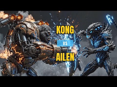 King Kong vs Alien Warrior – The Ultimate Showdown