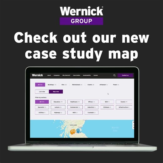 Discover the projects we’ve delivered across the UK with our case study map. Watch the video below to see how it works. Each pin highlights a project and the solutions delivered. Explore our case study map here 👇 https://www.wernick.co.uk/case-studies/map/ | Wernick Group Limited