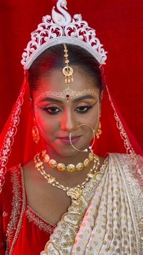 Brown Bride 🥰 #makeup #art #viral #shorts ‪@Creativesamratofficial‬