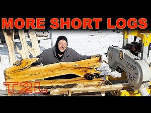 Finding Beautiful Patterns in Short Maple logs on my Frontier OS18 sawmill