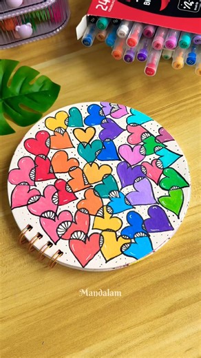 Easy zen doodle drawing tutorial #art #zentangle #satisfying