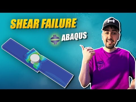 Shear Failure in Pinned Joints | Abaqus Step-by-Step Tutorial