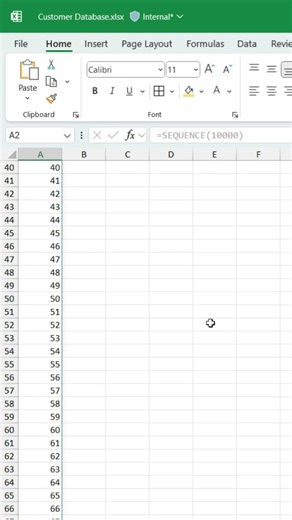 Sequence formula in Excel Trick & Tips #short #ytshorts #youtubeshorts #youtubevideo#viral