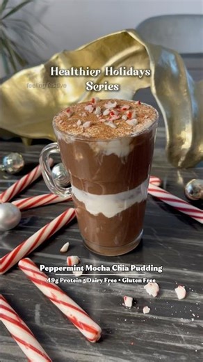 Delicious and High Protein Breakfast! #chiapudding #peppermint #easynutrition #nutrientdensefoods