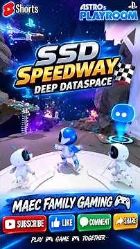 ASTRO’S PLAYROOM SSD Speedway! 🚀 Deep Dataspace PS5 Gameplay #shorts