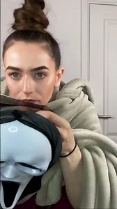 Halloween Prank on Boyfriend * scared reaction * 🤯 #shorts #halloween #prank