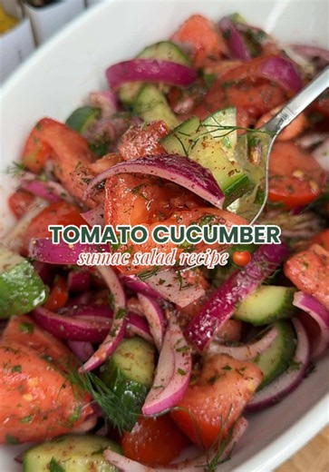 Tomato Cucumber Sumac Salad recipe