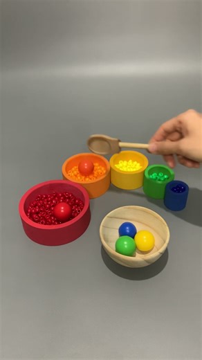 ✨🌈Color Sorting with Beads #asmr #satisfying #music #relaxingvideo #viral #toys