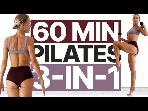 60 MIN INTENSE FULL BODY PILATES WORKOUT // Fat Burning & Muscle Building Exercises