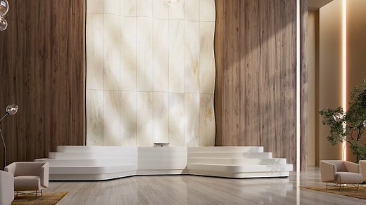 Check out the Corian® Automated 3D Fabrication Solution, a new innovative solution for parametric design. #CorianShapingTheFuture Offering faster and cheaper implementation of projects with organic 3D forms, complex geometries and irregular shapes, the Corian® Automated 3D Fabrication Solution is a sustainable, innovative technology responding to technological changes in the building industry and bringing parametric designs into life in the most efficient and cost-competitive way. Find out more