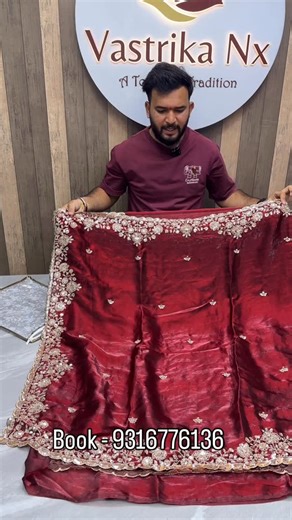 Vastrika Nx - Surat ( A Touch Of Tradition ) on Instagram: "Saree price - 3150/- freeship Cash on delivery available Booking no - 9316776136 FOR THIS MARRIAGE SEASON LAUNCHING DESIGNER BEAD WORK SAREE COLLECTION *👇DETAILS 👇* *⭕️SAREE FABRIC :* Soft Space silk *⭕️WORK :* Beautiful Beads and Sequence Embroidery Work *⭕️BLOUSE :* Space silk fabric with katdana and sequins work *😍Be a festive ceremony or a family get-together, these stunning sequence beads work saree are some great picks to amp u