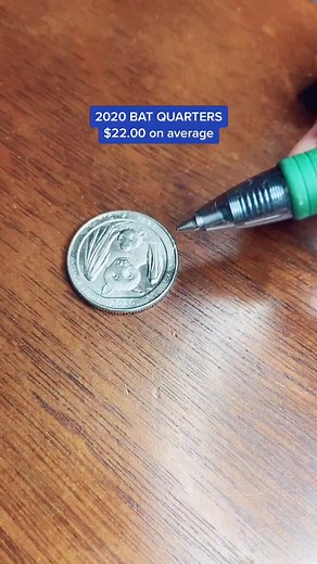 Valuable 2020 Bat quarters!💰🎉 #cashmoney #foru #coins #coinshow