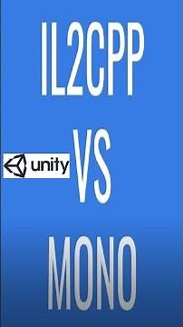 Unity 3d Android Scripting Backend Player Setting | IL2CPP vs Mono | What is IL2CPP and its benefits