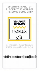 Did you know that Peanuts is the greatest comic strip of all time? Of course it is! Listen to all the untold stories on You Don’t Know Peanuts, the first official Peanuts podcast. | Snoopy