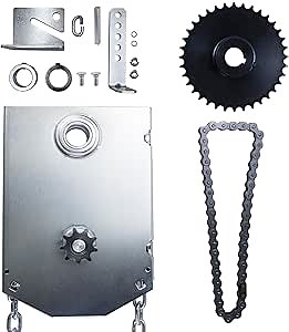 Garage Door Jackshaft Chain Hoist - 4:1 Reduced Drive Heavy Duty Hoist for Roll Up Doors and Jackshaft Garage Door Openers
