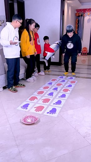 88K views · 701 reactions | Little Boy Is Amazing, Using Both His Hands And Feet In This Challenge! #Funny #Familychallenge | Family Games Media | Facebook