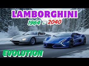 Astonishing 100 Years of Lamborghini Transformation | Lamborghinis Journey from 1964 to 2040