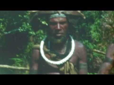 Historic and rare 8mm movie contact patrol uncontrolled Southern Highlands Papua New Guinea 1955