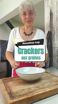 Homemade Seed Crackers - Let's make the recipe together quickly