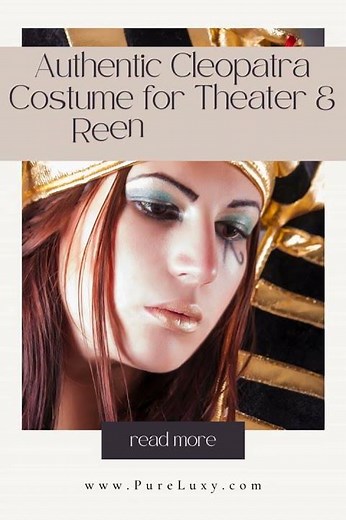 Authentic Cleopatra Costume for Theater & Reenactments