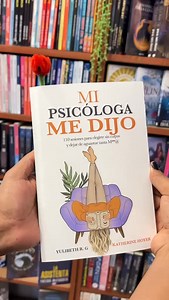 Libro: Mi psicóloga me dijo 📚#mipsicologamedijo #libro #librorecomendado #librosvirales #parati #psicologia #ayuda | Libreria Tebas