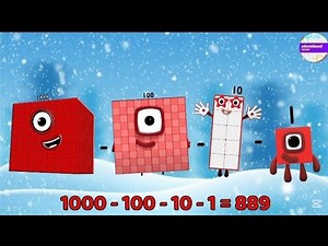 MATHBLOCKS SUBTRACTION OF BIG NUMBERS | FIND THE DIFFERENCE ‪@educationalcorner110‬