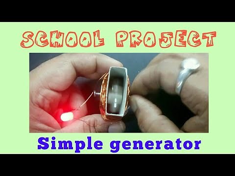 How to make a simple generator, school project