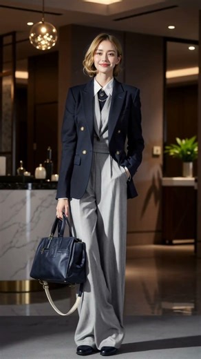 Elegant Winter Walk Timeless Office Style